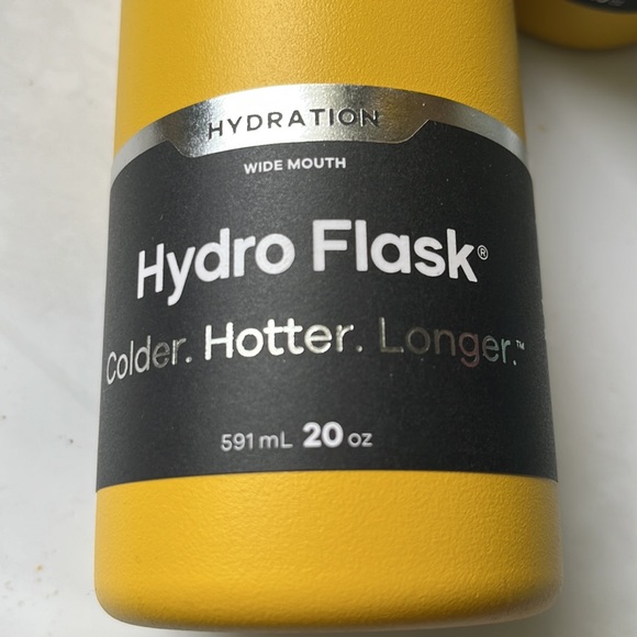 NWT Hydro Flask 20oz Wide Mouth in Sunflower - Picture 2 of 7